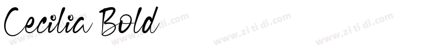 Cecilia Bold 字体字体转换